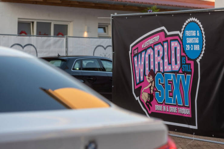 Germany Adapts To Quarantine With A Drive-Through Strip Club