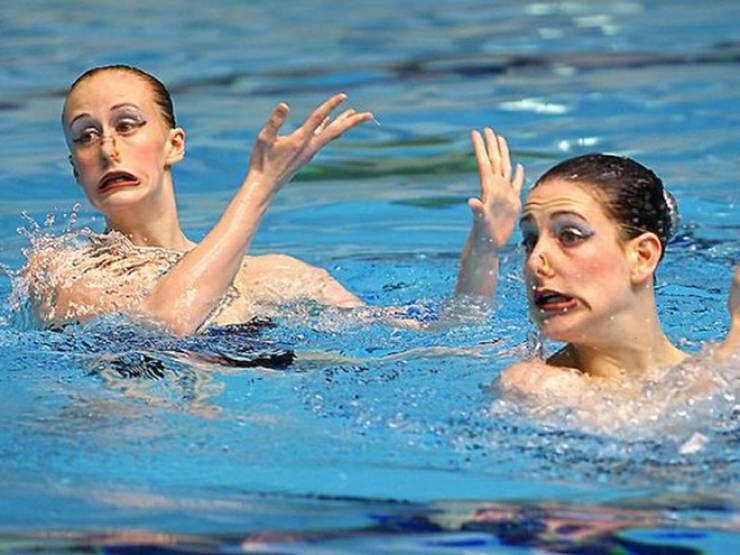 Never Take Photos Of Synchronized Swimming…