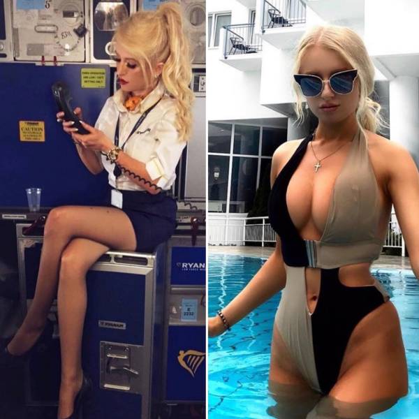 Ready To Fly With These Sexy Flight Attendants?