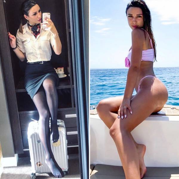 Ready To Fly With These Sexy Flight Attendants?