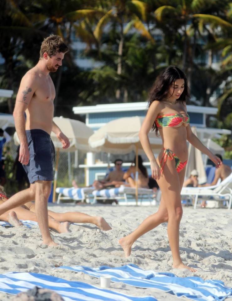 Chantel Jeffries On A Beach