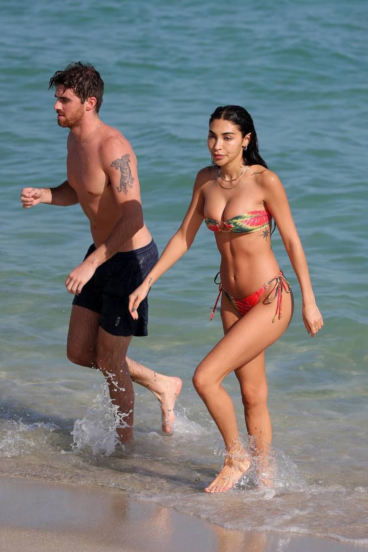 Chantel Jeffries On A Beach