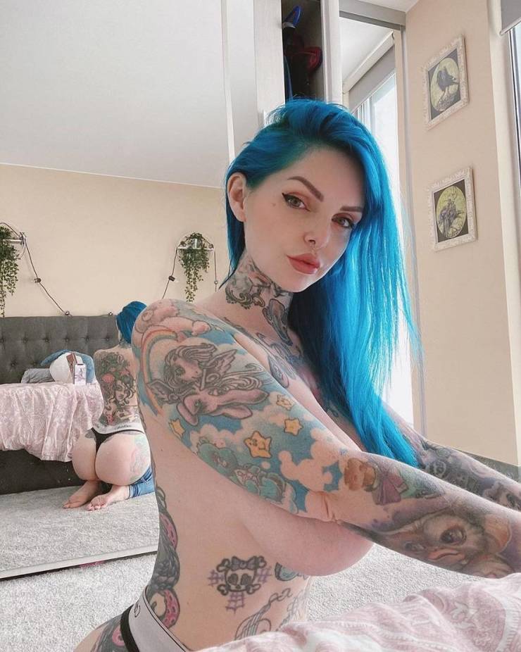 Cute Girls With Dyed Hair