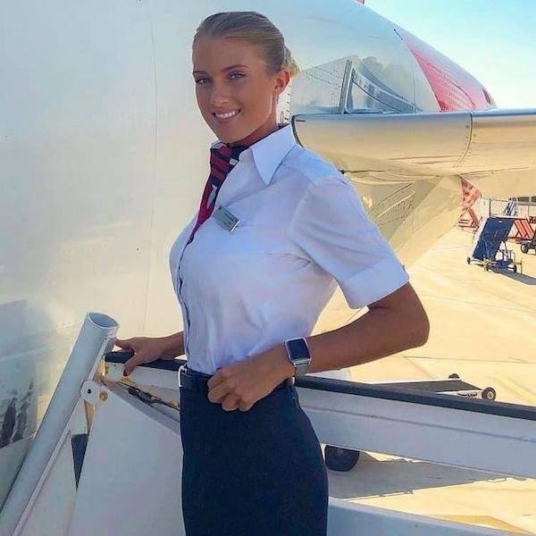 Let’s Fly With These Hot Flight Attendants!