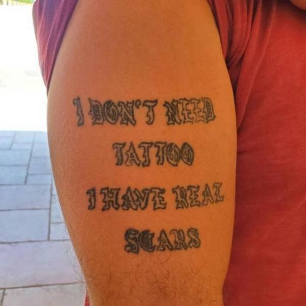 Unfortunately, These Tattoos Are Permanent…