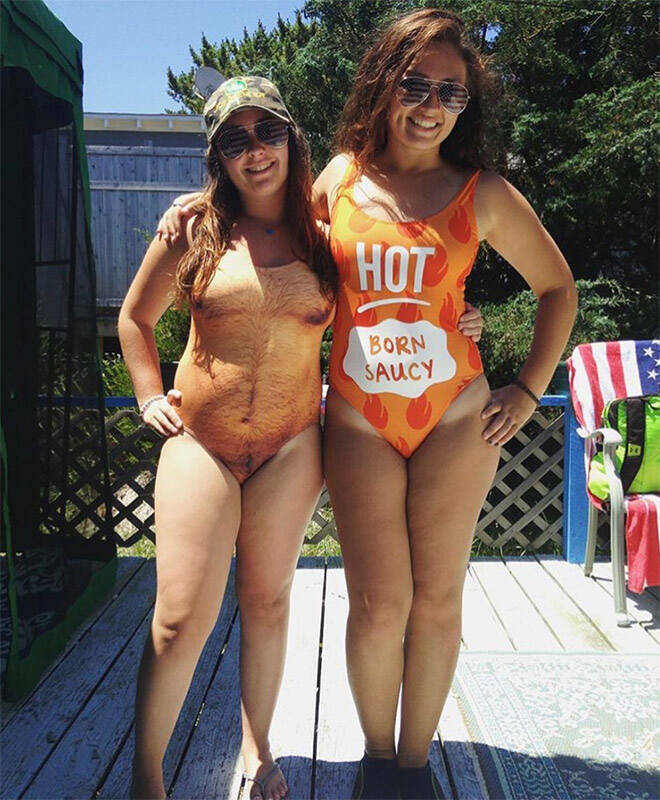 Oh No, Not These Swimsuits Again…