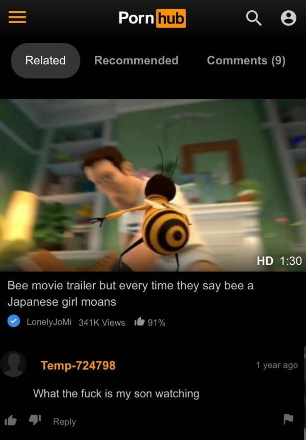 “Pornhub” Comment Section Is A Wild Ride…