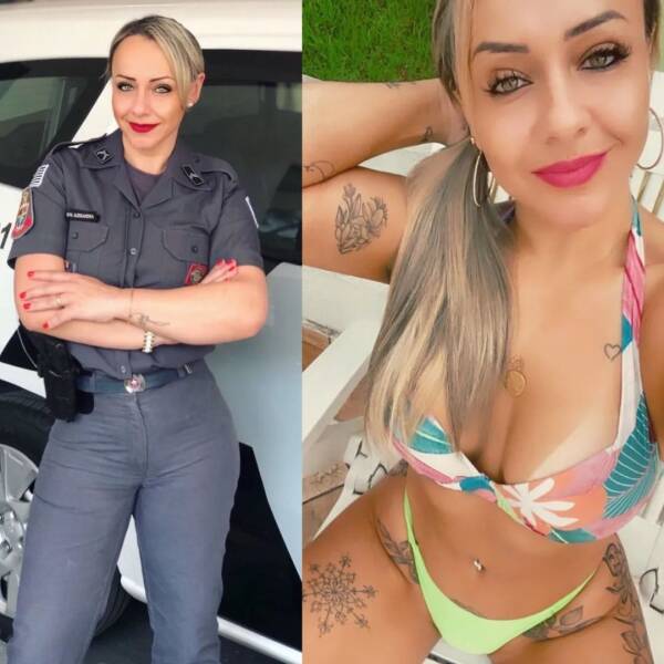 Hot Girls With And Without Their Uniforms