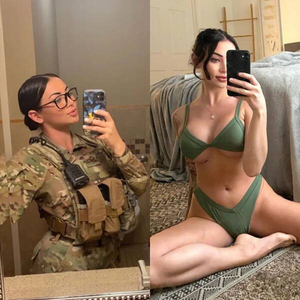 Hot Girls With And Without Their Uniforms
