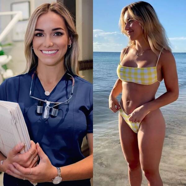 Hot Girls With And Without Their Uniforms