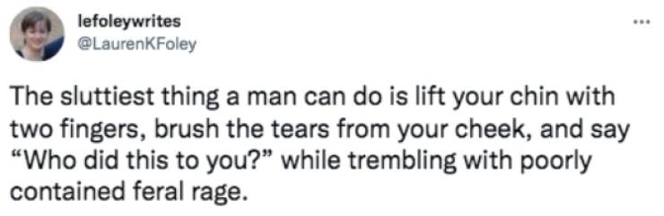 The Sluttiest Thing A Man Can Do…