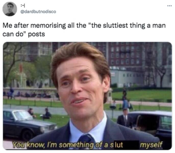 The Sluttiest Thing A Man Can Do…