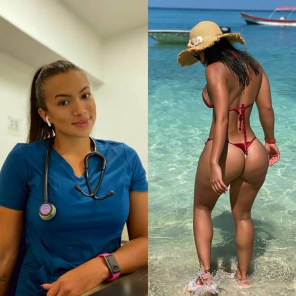 Sexy Girls With And Without Their Uniforms