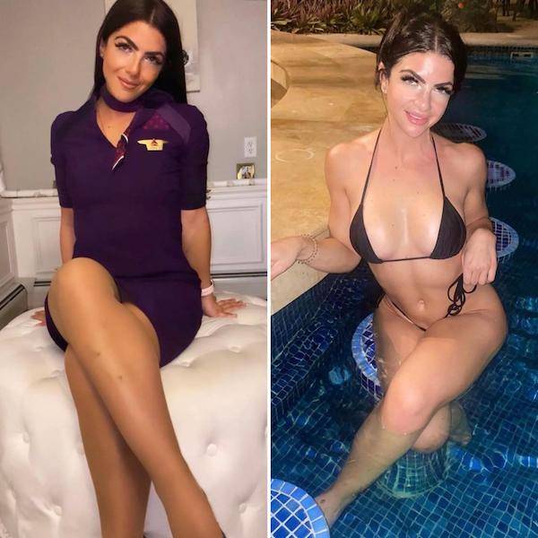 Wanna Fly With These Sexy Flight Attendants?