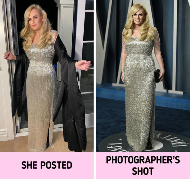 Celebrity Photos On Social Media Vs In Real Life