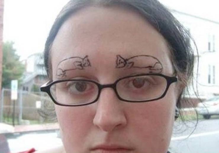 These Eyebrows Are Not The Way…