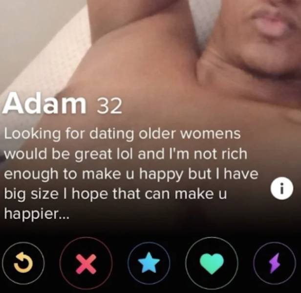“Tinder” Knows Nothing Of Shame…