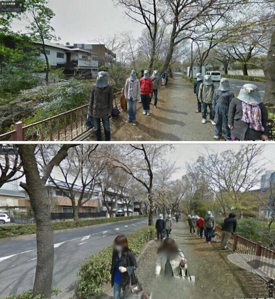 Curious Photos Captured By Google Street View Cameras