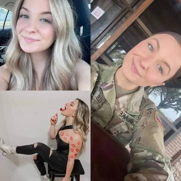 Sexy Girls Taking Off Their Uniforms