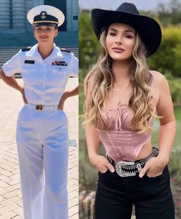 Sexy Girls Taking Off Their Uniforms