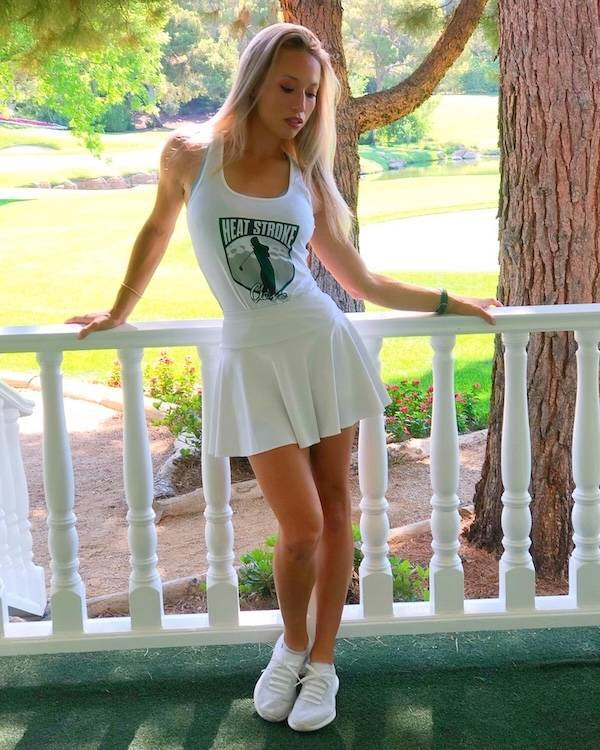 Golf Caddy Abigail Lopez