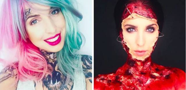 Halloween Makeup Is What Nightmares Are Made Of