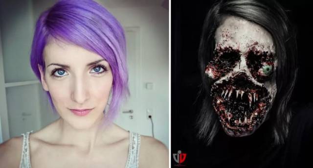 Halloween Makeup Is What Nightmares Are Made Of