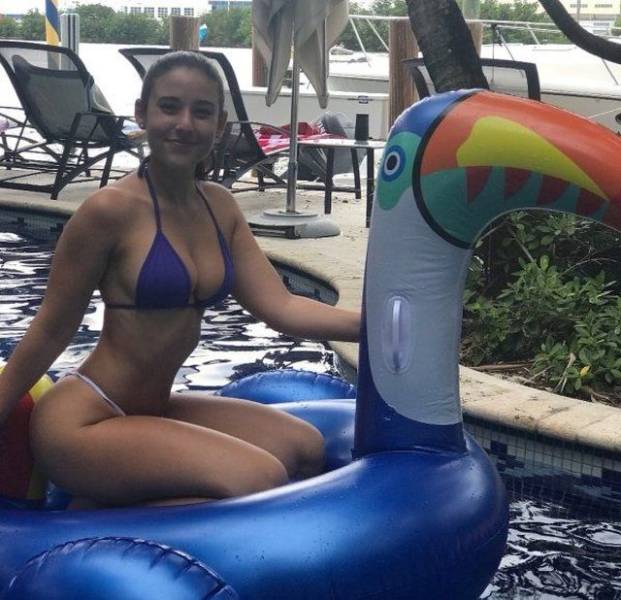 Girls Invite You To Join Them In The Pool