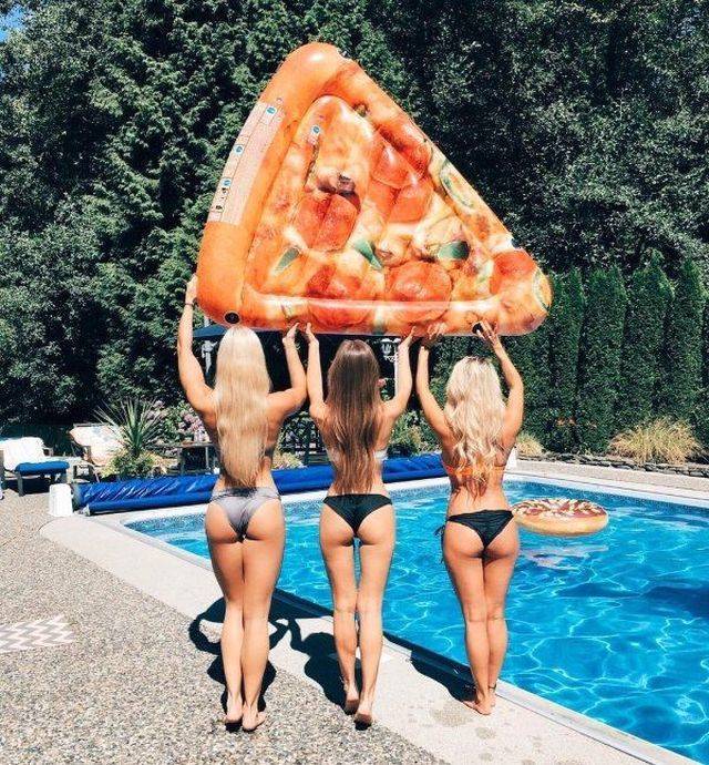 Girls Invite You To Join Them In The Pool