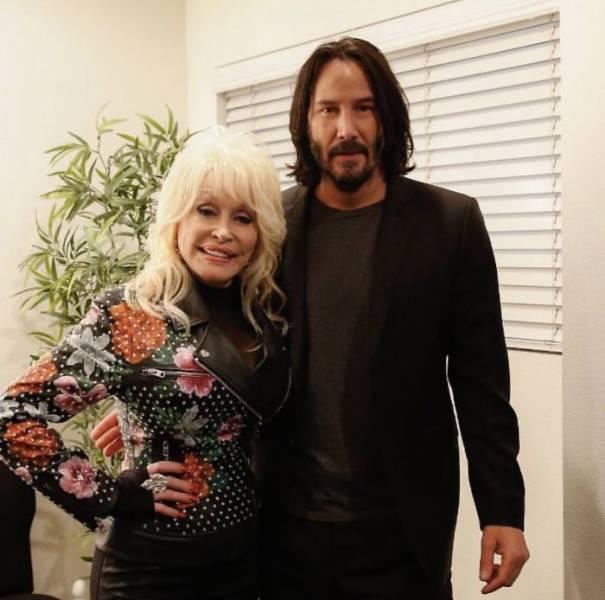 Keanu Reeves And His Hover Hands