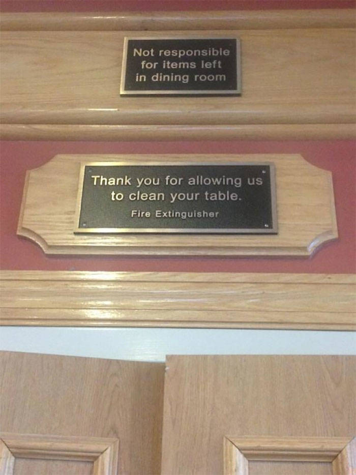 Restaurants, Come Up With Some Better Designs!