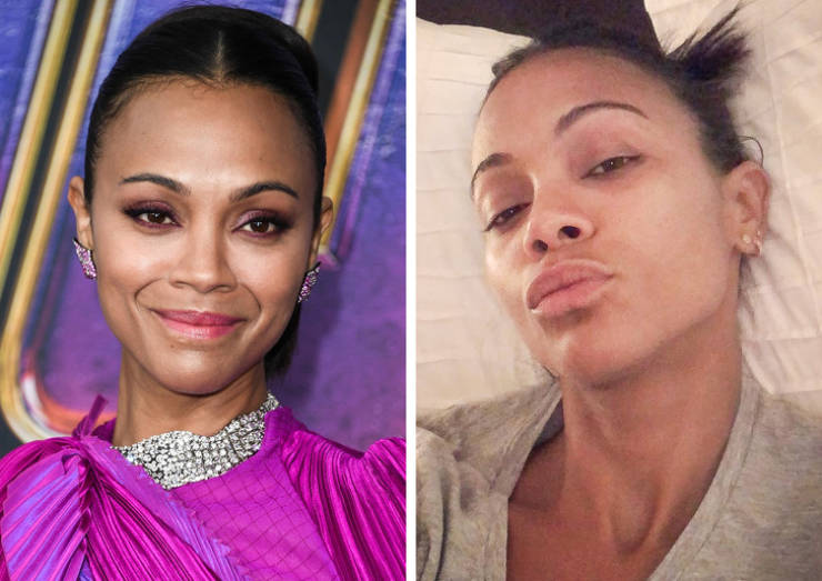 Female Celebs Who Don’t Hide What’s Under Their Makeup