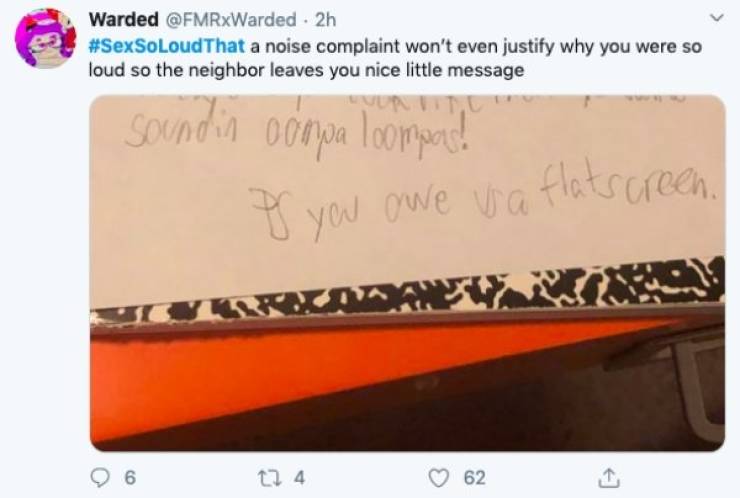 When Sex Is So Loud That…