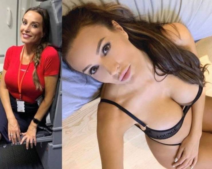 Fly Away With These Hot Flight Attendants