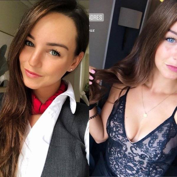 Fly Away With These Hot Flight Attendants