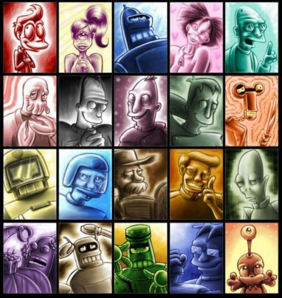 Works of Art Inspired by Futurama TV Show (39 pics)