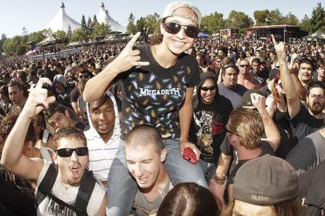 Girls from Rockstar Mayhem Festival 2011