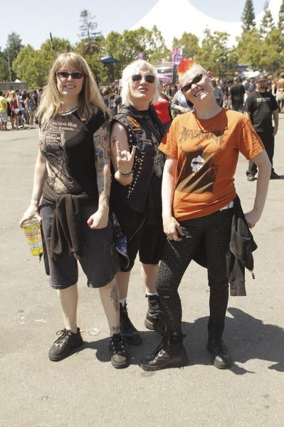 Girls from Rockstar Mayhem Festival 2011