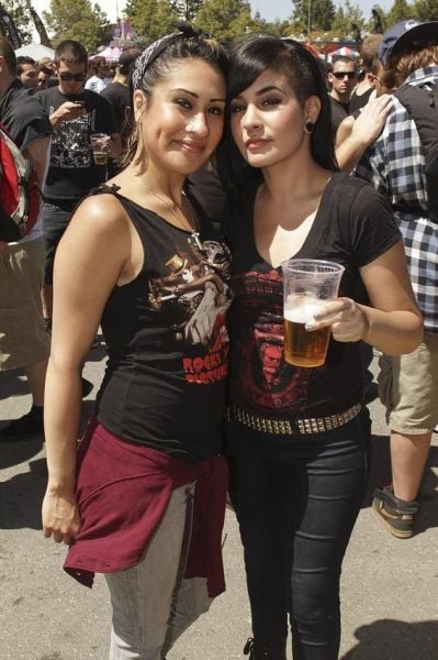 Girls from Rockstar Mayhem Festival 2011