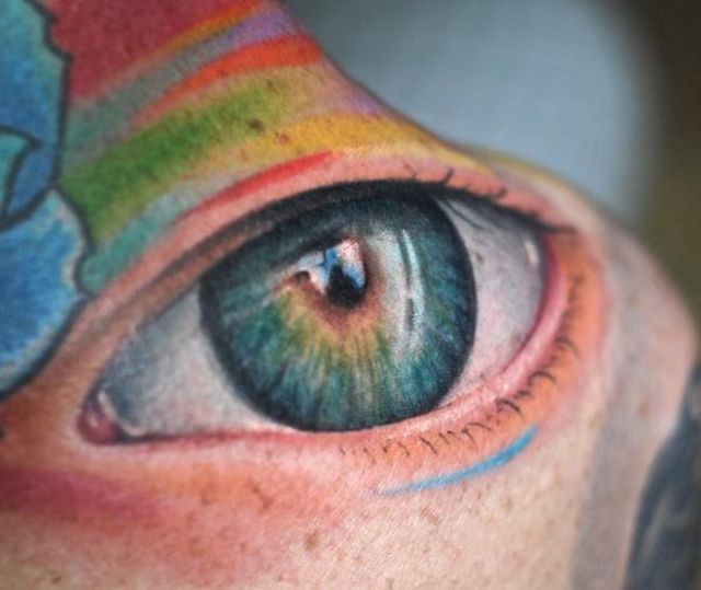 Creepy Eyeball Tattoos