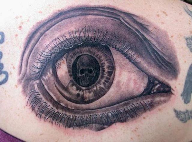 Creepy Eyeball Tattoos
