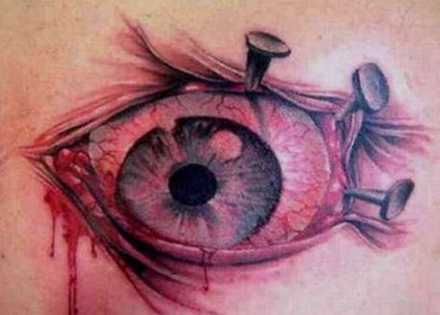 Creepy Eyeball Tattoos