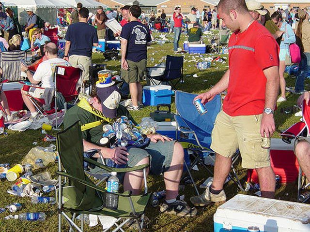 The Drunken Mayhem of the Preakness Infield
