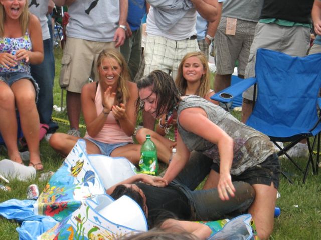 The Drunken Mayhem of the Preakness Infield