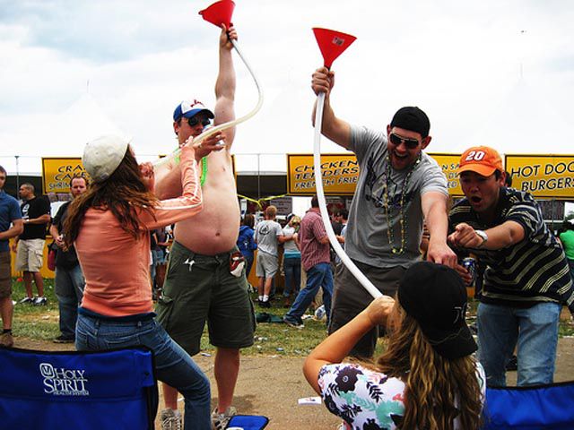 The Drunken Mayhem of the Preakness Infield