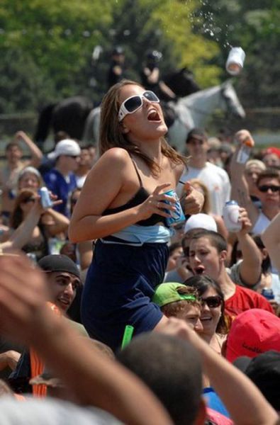The Drunken Mayhem of the Preakness Infield