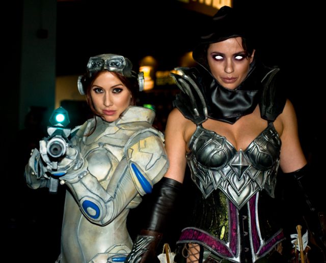 Most Attractive Geeky Girls in Costume from 2011