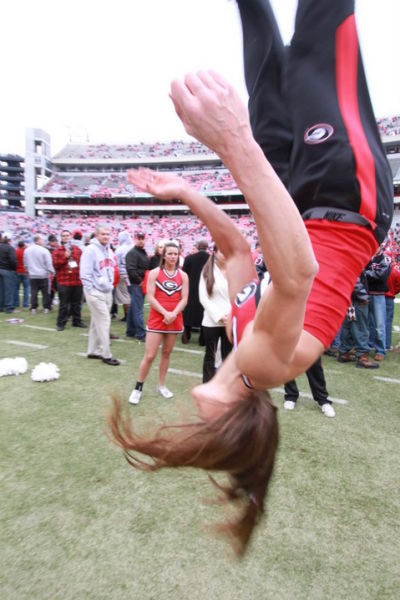 Georgia Cheerleader Gets Buff