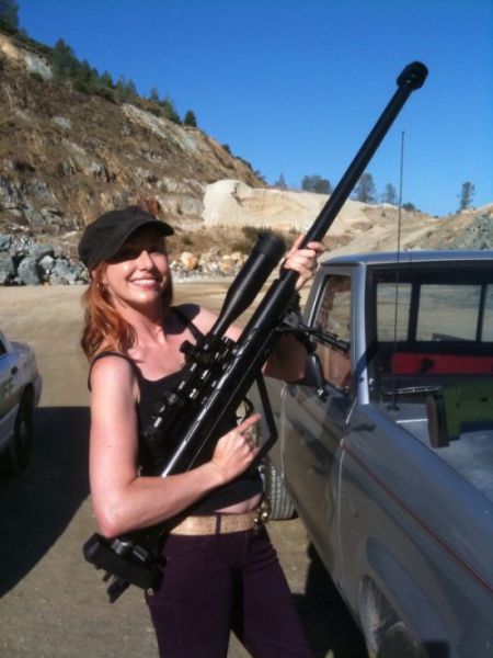 Cute Girls and Guns Go Well Together