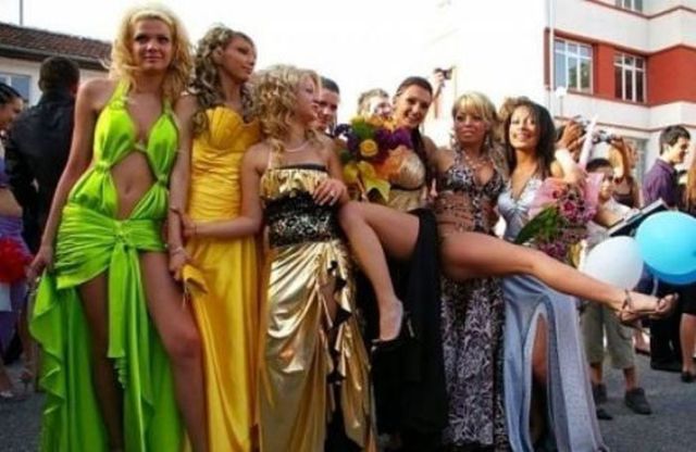 Bulgarian Prom Day Gone Wild